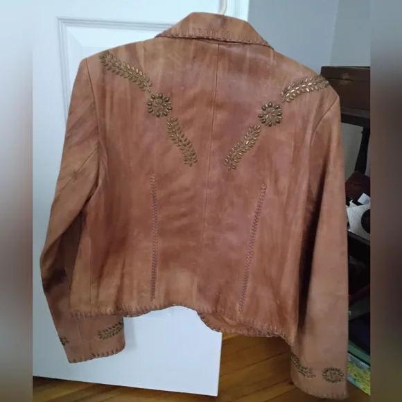 Michael Kors Authentic Leather Jacket - Picture 6 of 10